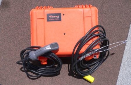 Bambi powerpack with remote and connective wiring
